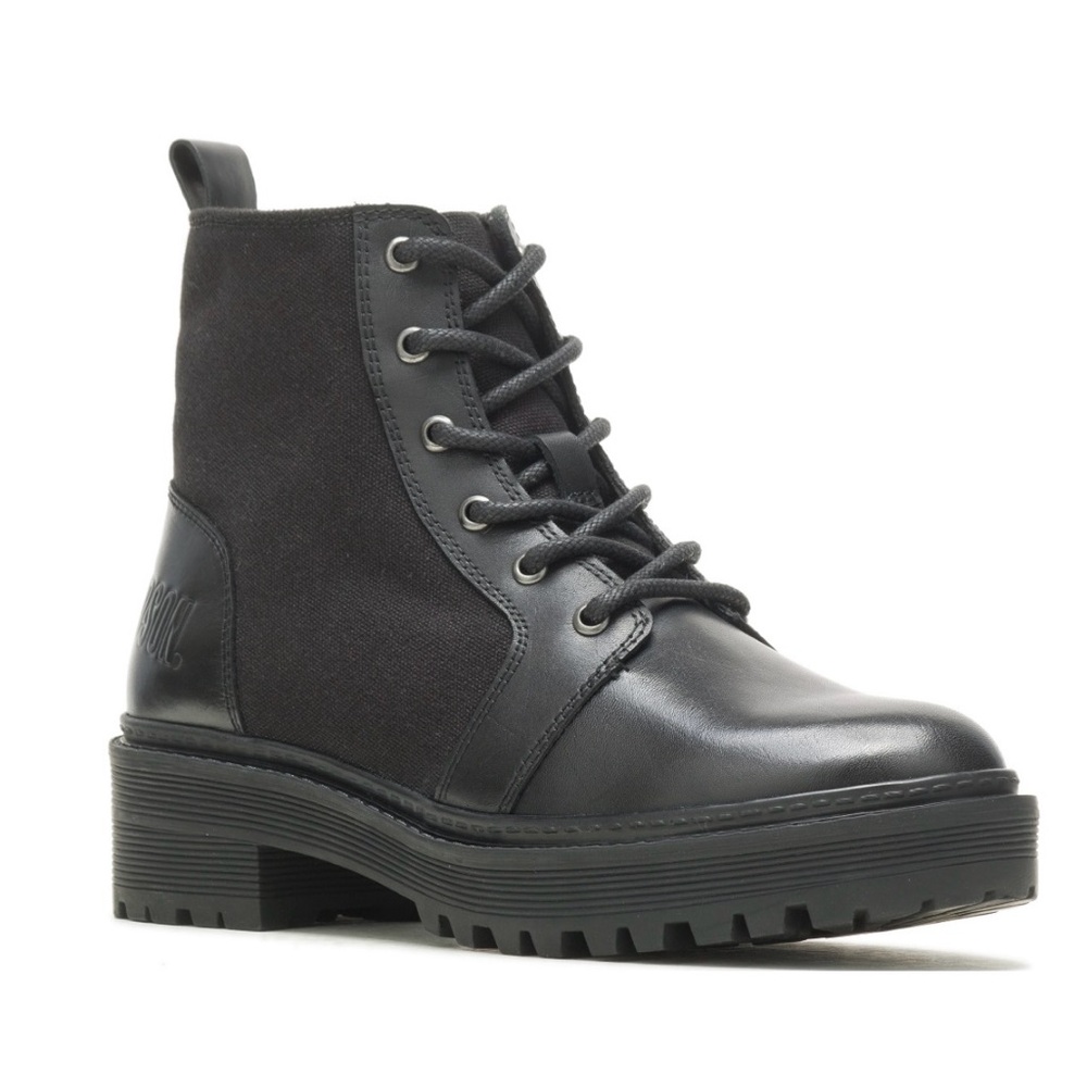 Harley-Davidson Black Lace-Up Boots